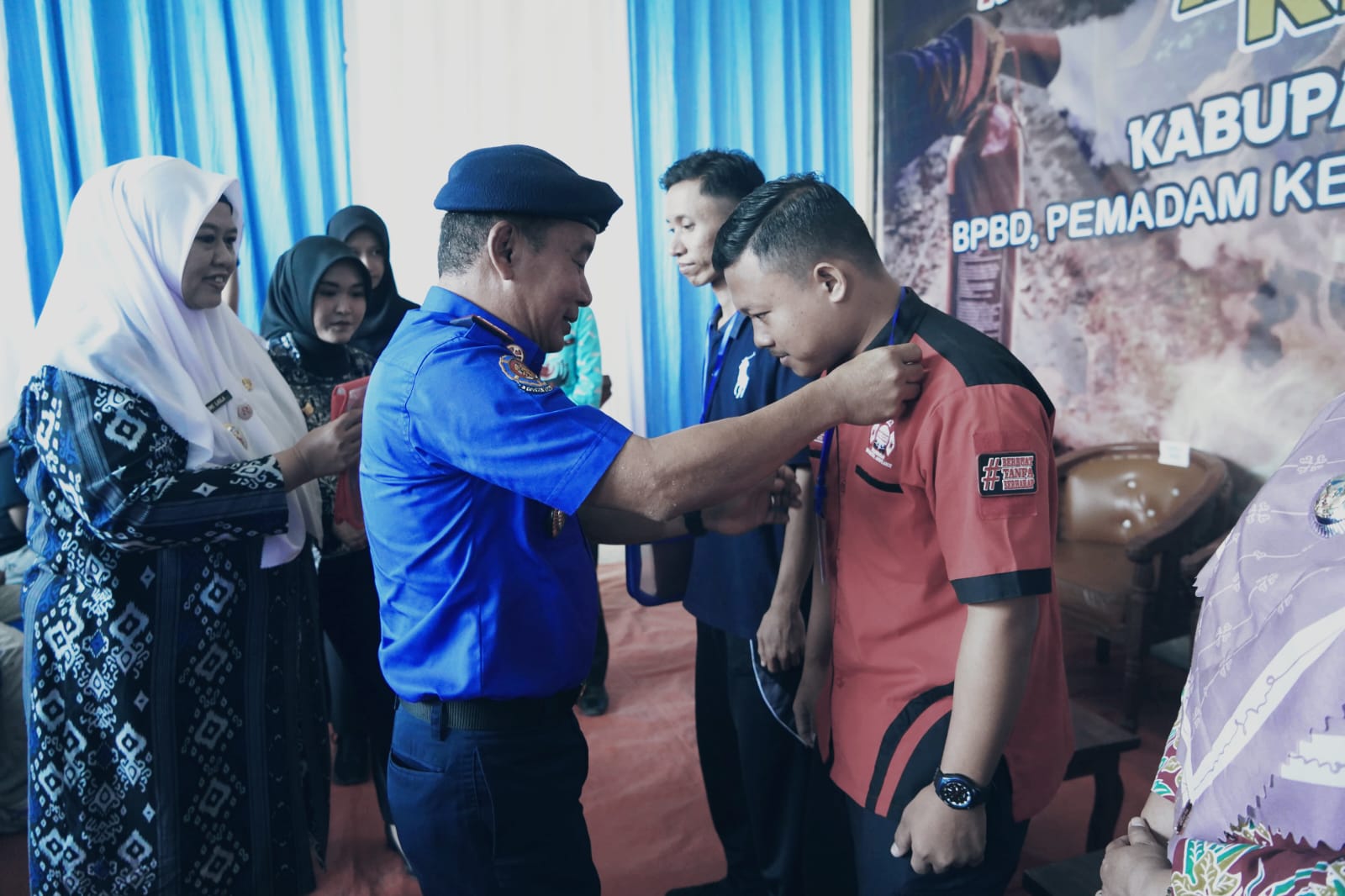 BPBD Pringsewu Bentuk Relawan Pemadam Kebakaran